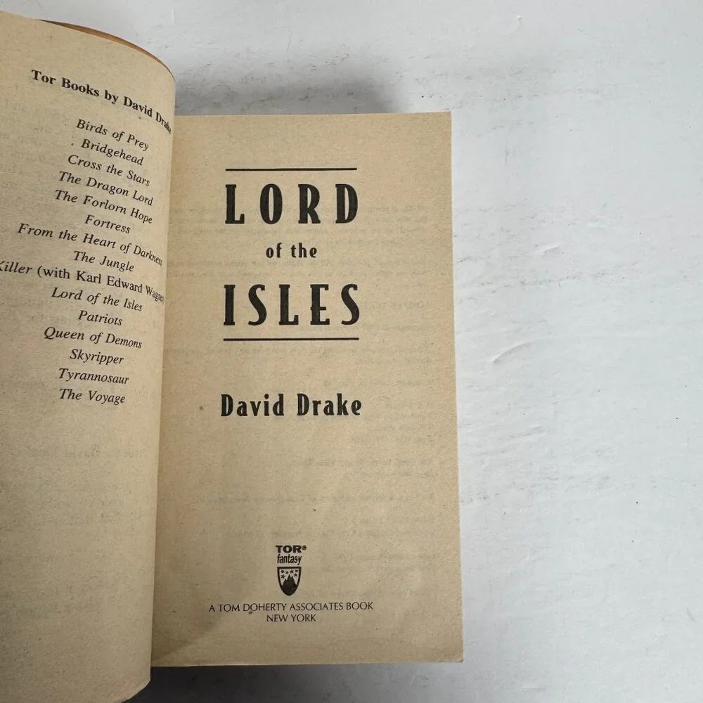 Lord of the‎ Isles David Drake 1997 First Mass Market Edition Tor Fantasy Epic